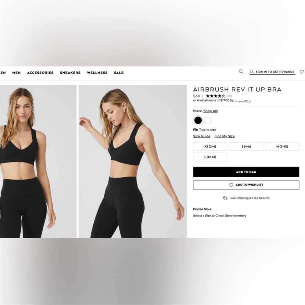 ALO YOGA MATCHING SET (Size Small)